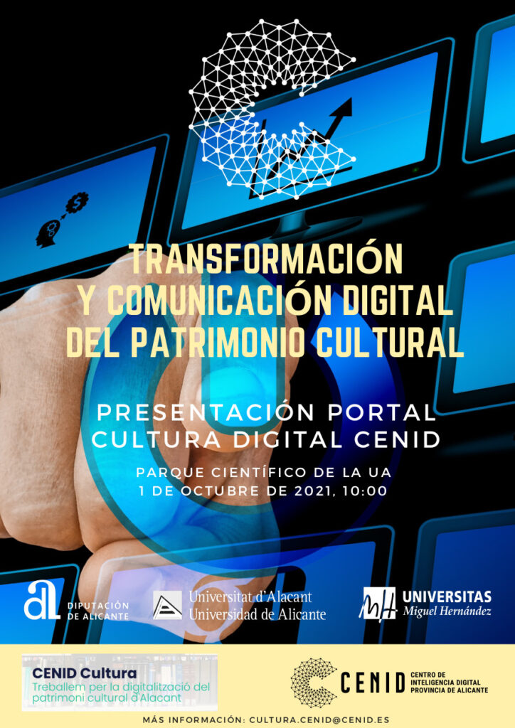 Cartel - TRANSFORMACIÓN Y COMUNICACIÓN DIGITAL DEL PATRIMONIO CULTURAL